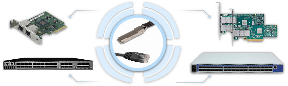 1G / 10G / 25G / 40G / 50G / 56G / 100G / 200G Ethernet 1G / 10G / 25G / 40G / 50G / 56G / 100G / 200G Ethernet