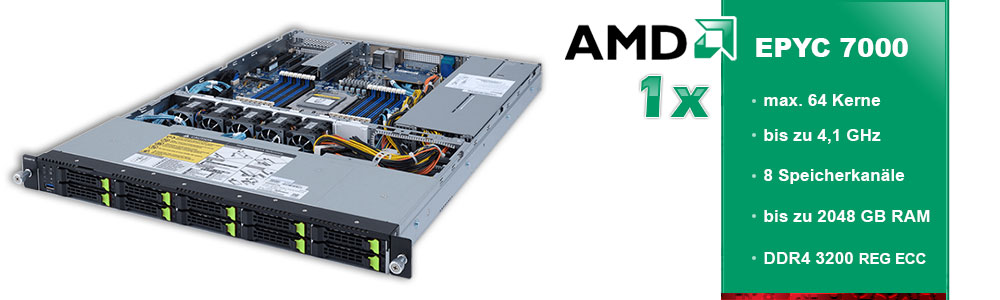 AMD EPYC (1-Sockel) AMD EPYC (1-Sockel)