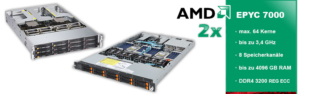 AMD Epyc (2-Sockel) AMD Epyc (2-Sockel)