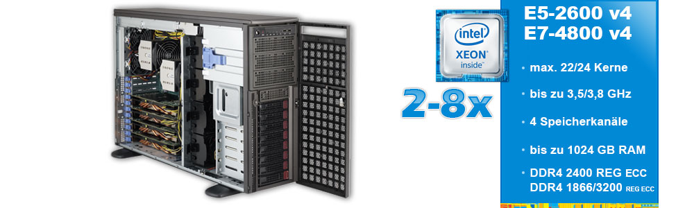 Intel Xeon E5-2600 v4 und E7-4800/8800 v4 Intel Xeon E5-2600 v4 und E7-4800/8800 v4