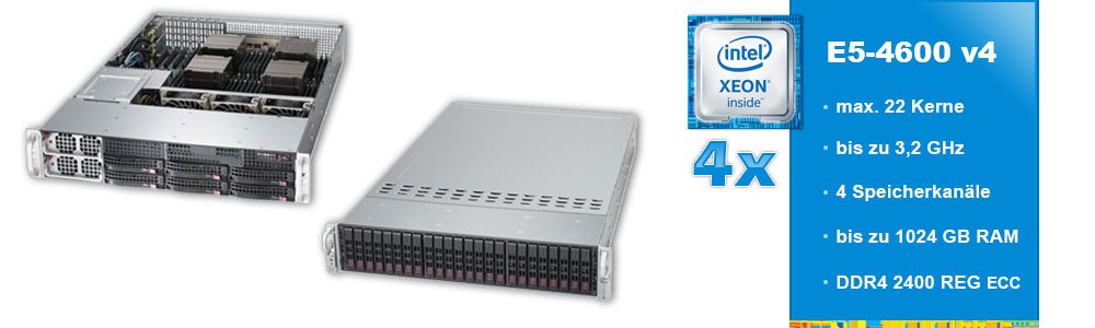 Intel Xeon E5-4600 (4-Sockel) Intel Xeon E5-4600 (4-Sockel)