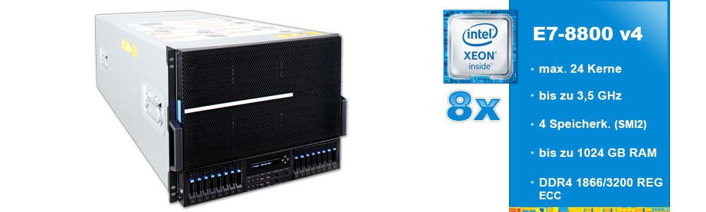 Intel Xeon E7-8800 (8-Sockel) Intel Xeon E7-8800 (8-Sockel)