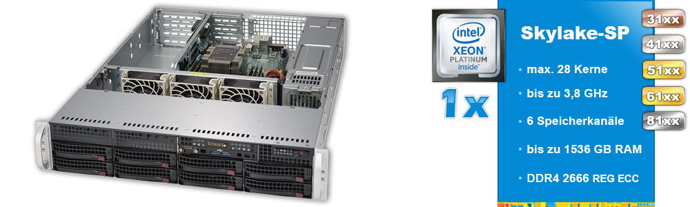 Intel Xeon Scalable (1-Sockel) Intel Xeon Scalable (1-Sockel)