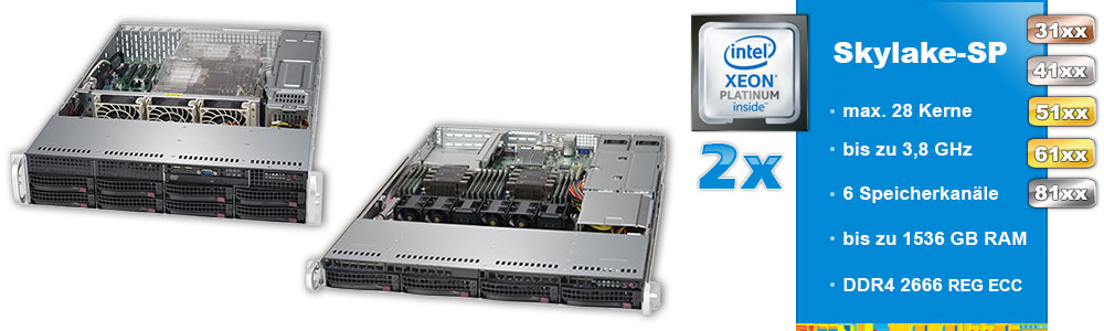 Intel Xeon Scalable (2-Sockel) Intel Xeon Scalable (2-Sockel)