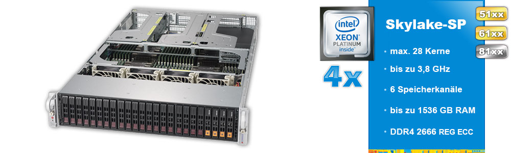Intel Xeon Scalable (4-Sockel) Intel Xeon Scalable (4-Sockel)