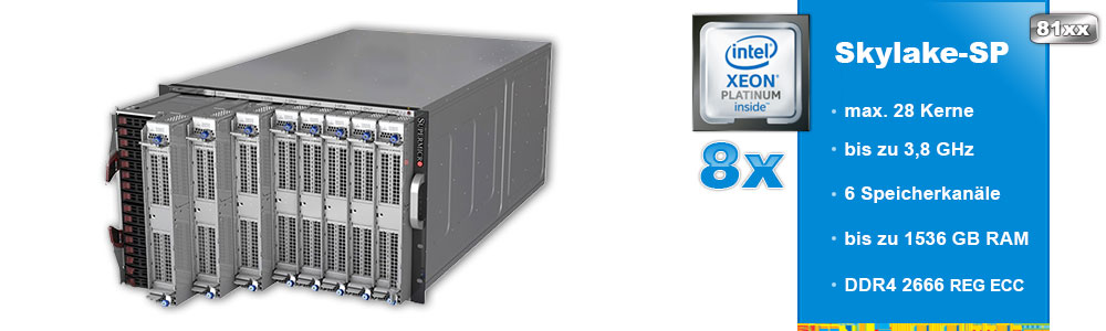 Intel Xeon Scalable (8-Sockel) Intel Xeon Scalable (8-Sockel)