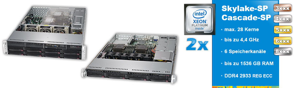 Intel Xeon Scalable (2-Sockel) Intel Xeon Scalable (2-Sockel)