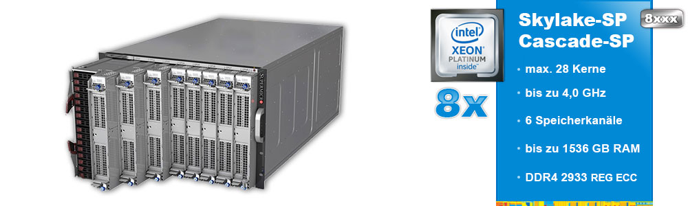 Intel Xeon Scalable (8-Sockel) Intel Xeon Scalable (8-Sockel)