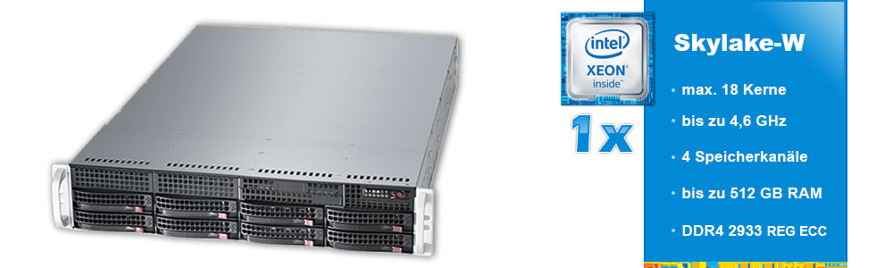 Intel Xeon W (1-Sockel) Intel Xeon W (1-Sockel)